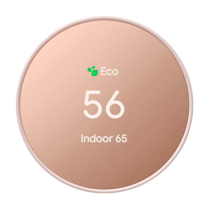 Google Nest Programmable Smart Wi-Fi Thermostat for Home, Charcoal / Sand / Fog / Snow.