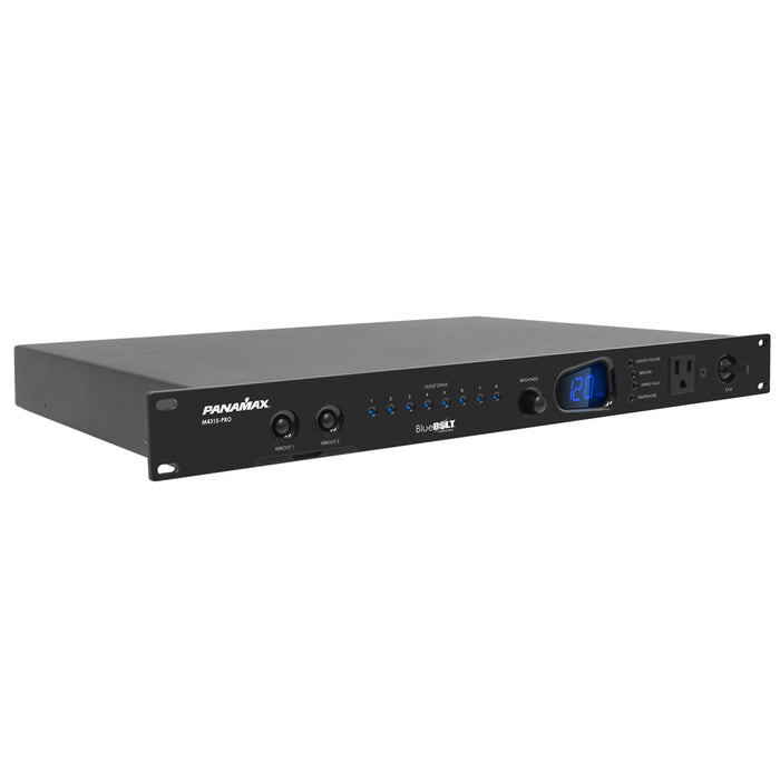 Panamax M4315-PRO , 15A BlueBOLT Power Conditioner, 8 Individually Controlled Outlets, 8 Ft Cord