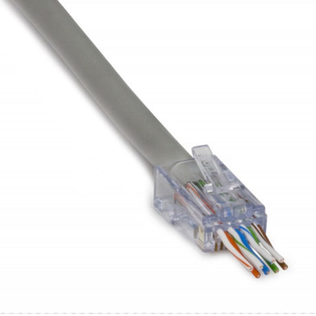 Platinum Tools 100029C, ezEX48 CAT6A CONNECTOR - 50 CLAMSHELL