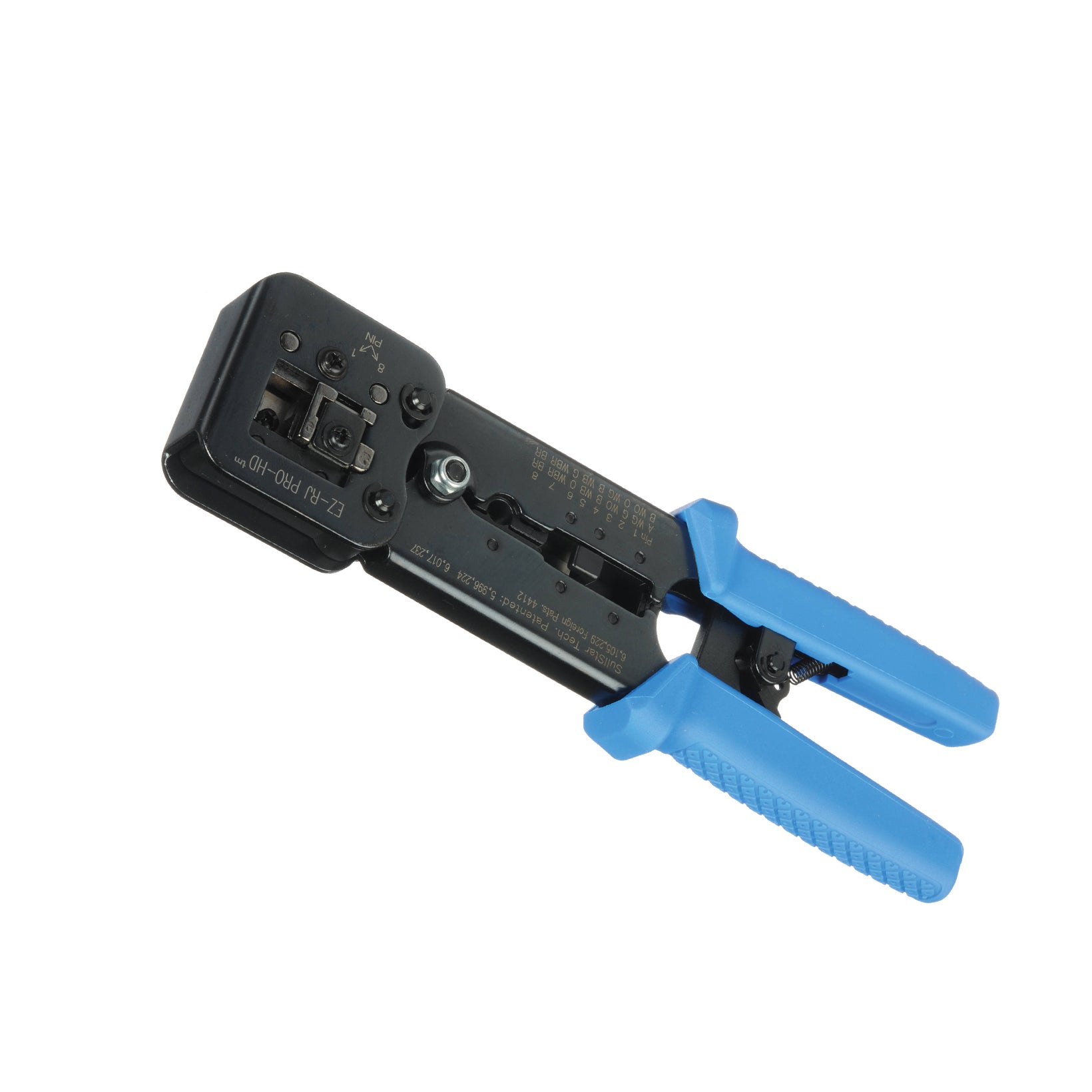 Platinum Tools 100054C, Clamshell EZ-RJPRO HD Crimp Tool – Blue