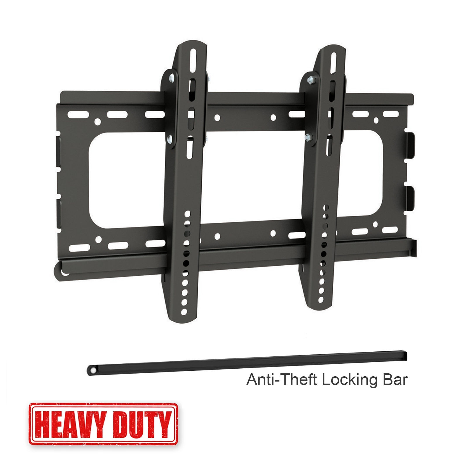 Rhino Mounts F3246HD Fixed 32"- 46" Heavy Duty TV Mount, Up to 165lbs / Profile: 83mm