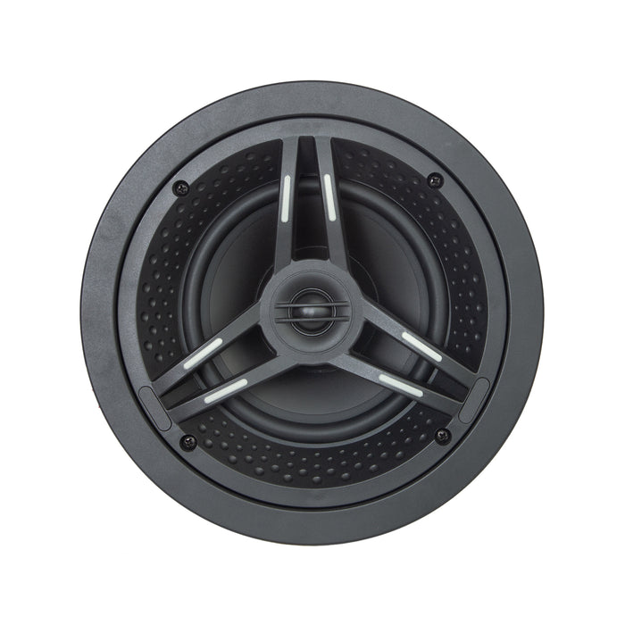 SpeakerCraft DX-EC6 (DX-Stage E Series) 6-1/2" In-Ceiling Speakers - Polypropylene cone, 1/2" Silk Tweeter, 100W (PAIR)