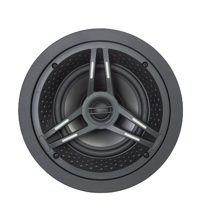 SpeakerCraft DX-FC6 (DX-Stage F Series) 6  1/2 " In-Ceiling Speakers- IM Poly cone, 1" Pivoting Silk Tweeter (PAIR)