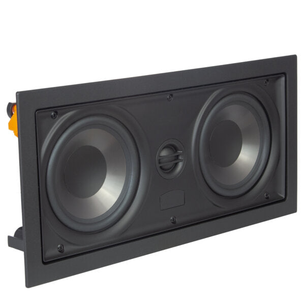 SpeakerCraft DX-FW5-LCR (DX-Stage F Series) 2 x 5 1/4 "  In-Wall LCR Speaker- Dual Polypropylene Cones, 1" Pivoting Silk Tweeter, 110W (EACH)