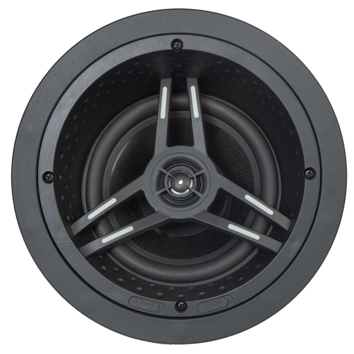 SpeakerCraft DX-GC6 (DX-Grand Series) 6 1/2 " In-Ceiling Speaker - Graphite Injected Polypropylene Cone 1" Pivoting Aluminum Tweeter, 120W  (PAIR)