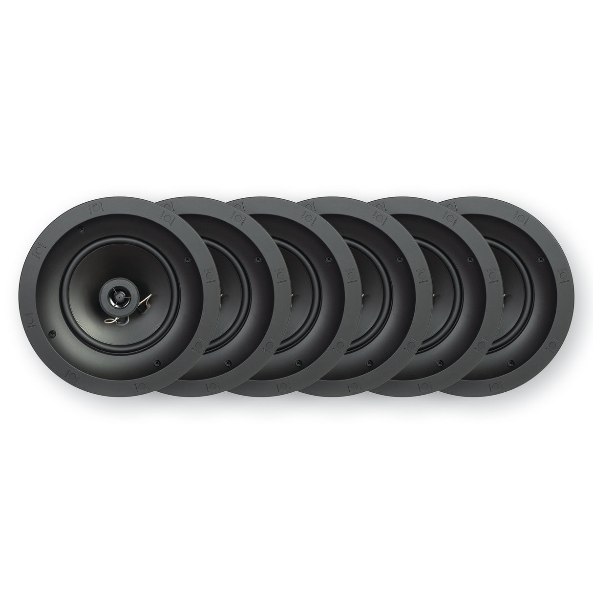 SpeakerCraft SC-PR-CRS6-ZERO-6,  6-1/2" (160mm) In-Ceiling Speaker, Polypropylene Cone, 100W 6-Pack