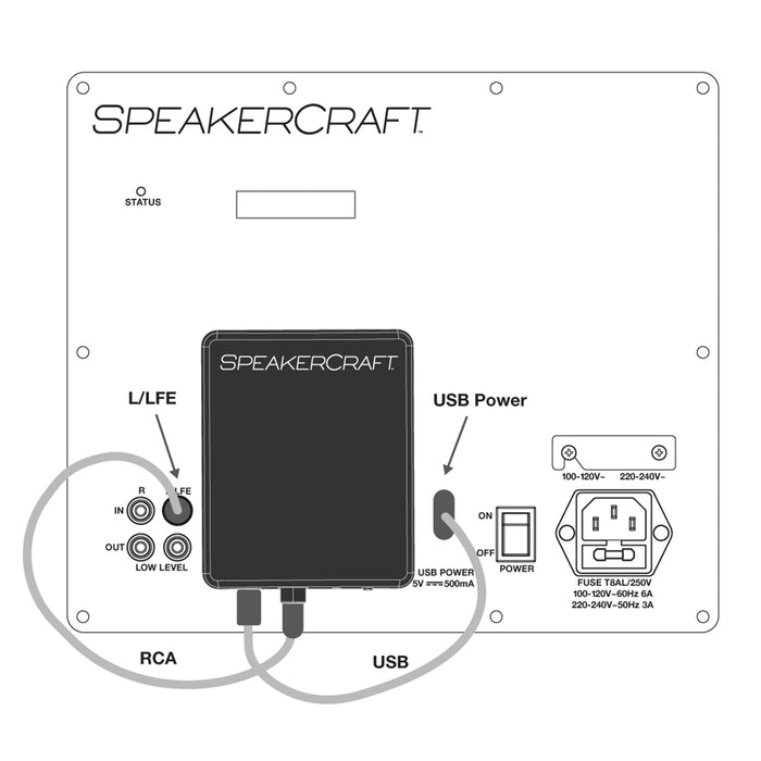 SpeakerCraft WIR-SUB-KIT-US, Wireless Audio Kit Optimizes Bass Experience