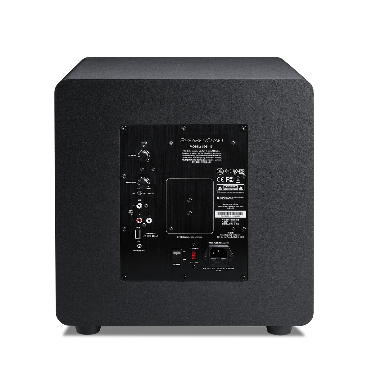 SpeakerCraft SDSi, ( 8", 10", 12", 15" )  Triple Subwoofer - Multivoltage