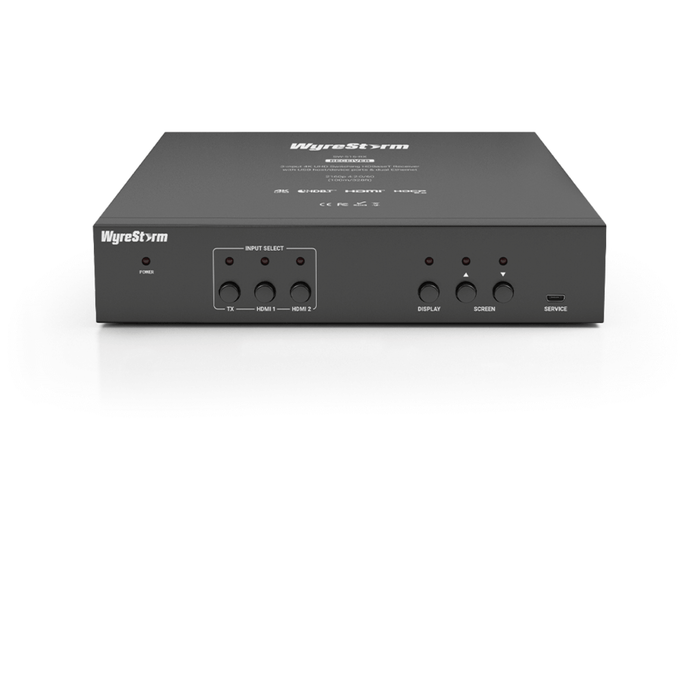 Wyrestorm SW-515-RX, 3-input 4K UHD Switching HDBaseT Receiver with USB Host/Device Ports & Dual Ethernet
