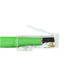 Simply45 CAT6/6A UTP (S45-1100) STANDARD. RJ45 Modular Plugs with Bar45™ Hi/Lo Stagger, Green Tint - (100pcs/Jar)