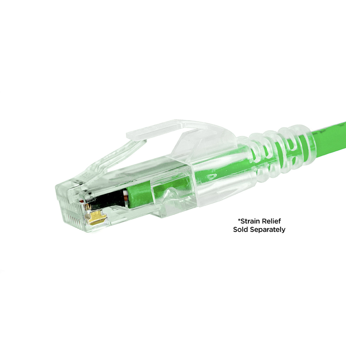 Simply45 CAT6/6A UTP (S45-1100) STANDARD. RJ45 Modular Plugs with Bar45™ Hi/Lo Stagger, Green Tint - (100pcs/Jar)