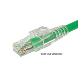 Simply45 CAT6 UTP (S-45-1600) PASS THROUGH, RJ45 Modular Plug, Green Tint, (100pcs/Jar)