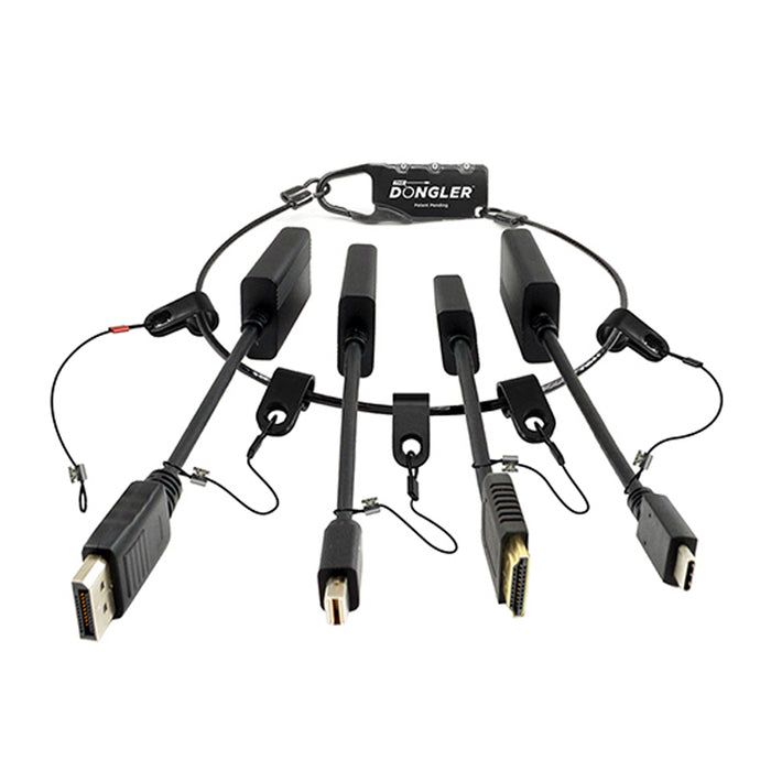 Simply45 D0-L001 ProAV 4K Loaded Dongler: DP1.4, MDP1.4, USBTypeC, HDMI Port Saver,  Source Harness, Dongler Ring,  Boxed