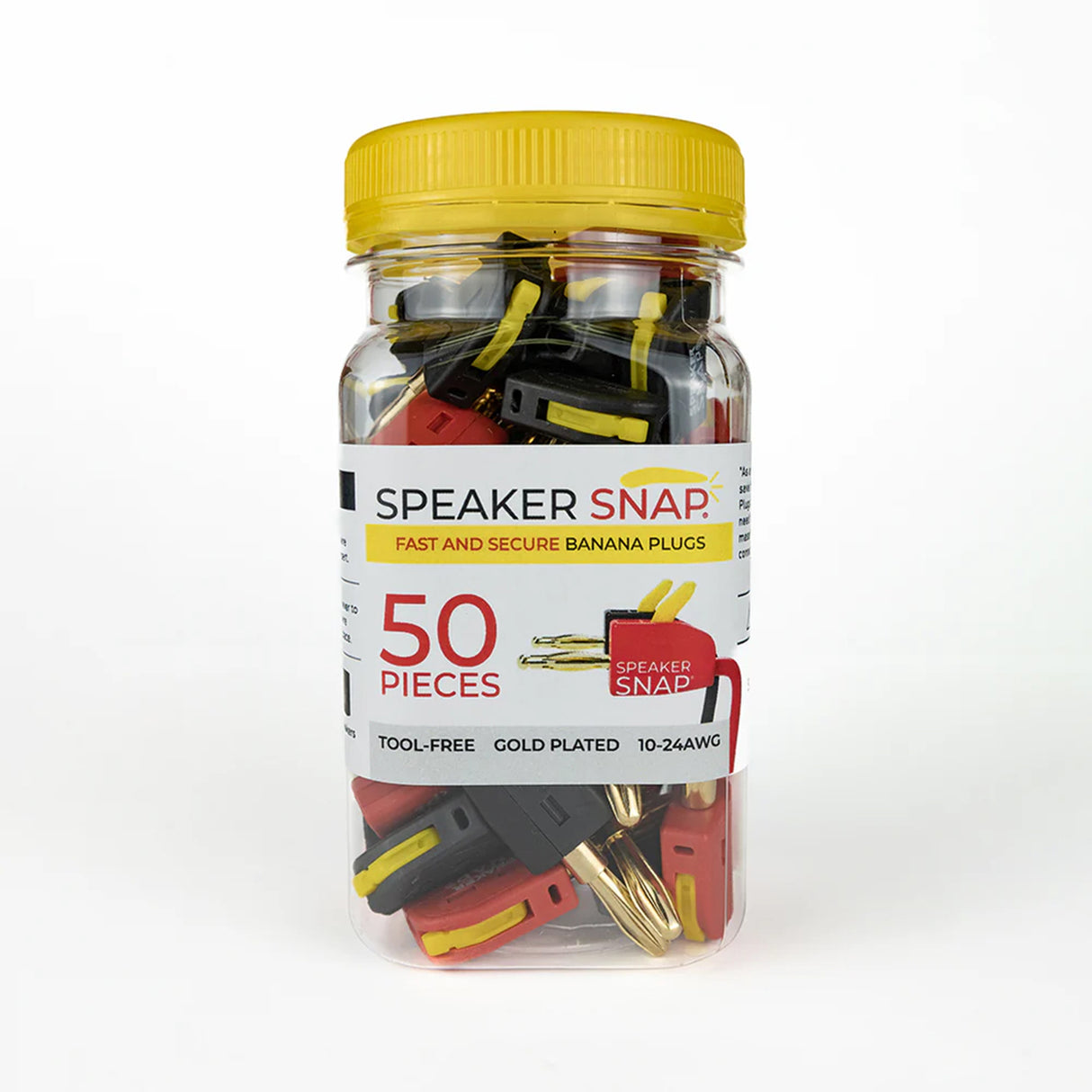 Speaker Snap SSBP Banana Plugs Red & Black (1 Pair To 50 Pairs)