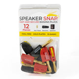 Speaker Snap SSBP Banana Plugs Red & Black (1 Pair To 50 Pairs)