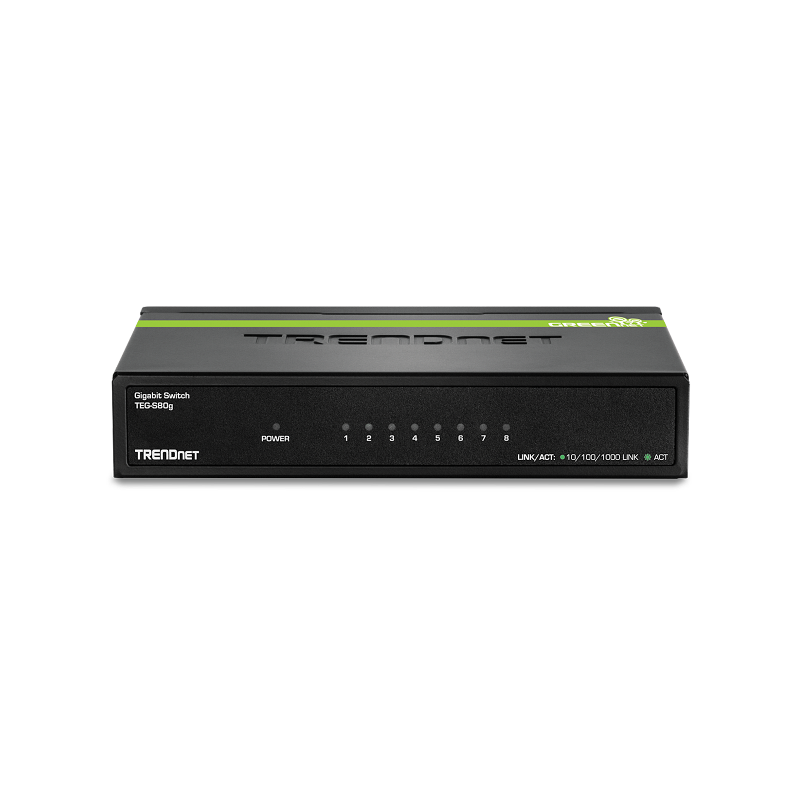 TRENDnet TEG-S80g 8-port Gigabit GREENnet Switch (Metal)