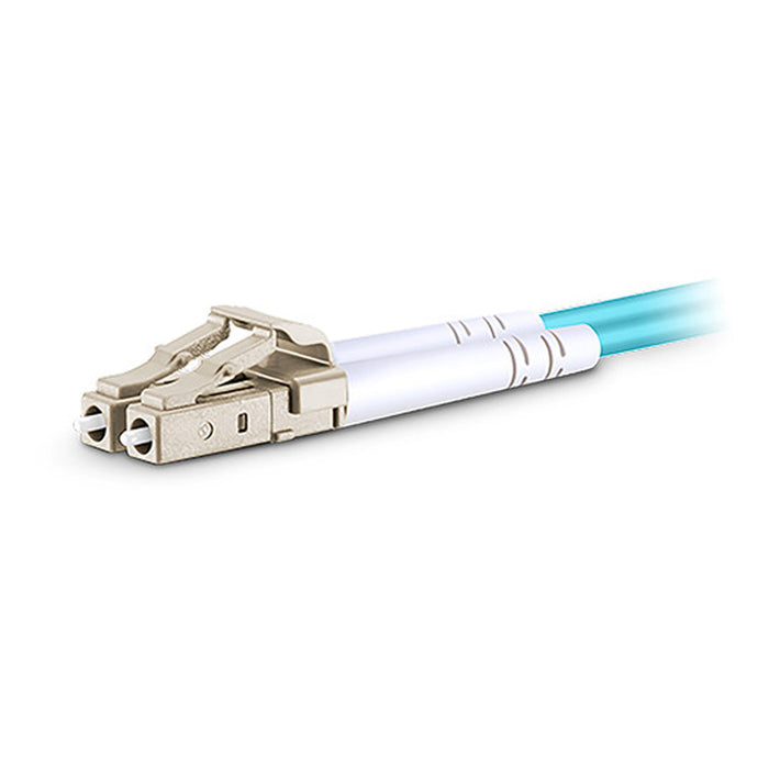 TechLogix M4D-ARM-LCLC, Armored fiber patch cord -- 5m duplex multimode OM4 3.0mm fiber with LC to LC connectors