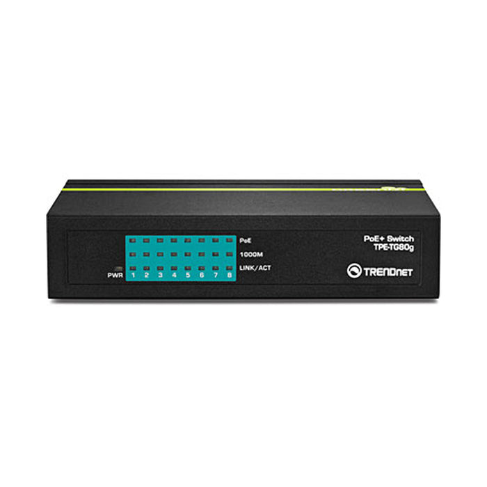 TRENDnet TPE-TG80g 8-port Gigabit GREENnet PoE+ Switch
