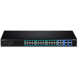 TRENDnet TPE-5028WS 28-Port Gigabit Web Smart  PoE+ Switch (370W)