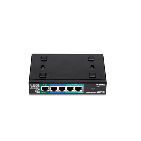 TRENDnet TPE-P521ES 5-Port Gigabit PoE+ Powered EdgeSmart Switch with PoE Pass Through (15W)