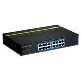 TRENDnet TEG-S16Dg 16-port Gigabit GREENnet Switch(Metal Desktop) w/ internal power