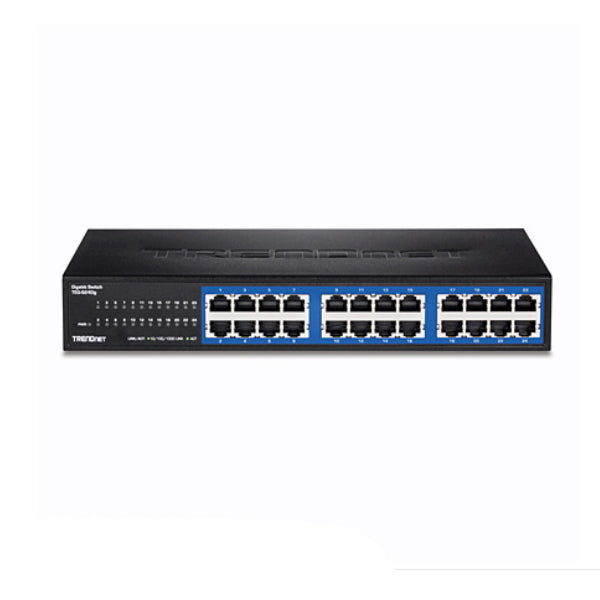 TRENDnet TEG-S24Dg 24-port Gigabit GREENnet Switch(Metal Desktop) w/ internal power