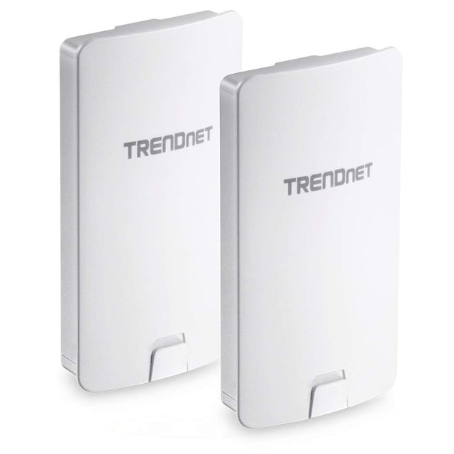 TRENDnet TEW-840APBO2K AC1200 High Power Outdoor PoE Preconfigured Point-to-Point Bridge Kit PoE Access Point (IPX6)
