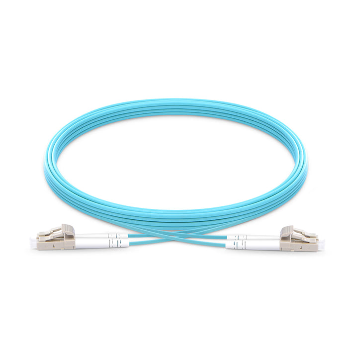TechLogix M4D-ECO-LCLC-01 / Standard fiber patch cord 1m duplex multimode OM4 2.0mm fiber with LC to LC connectors. (EACH)