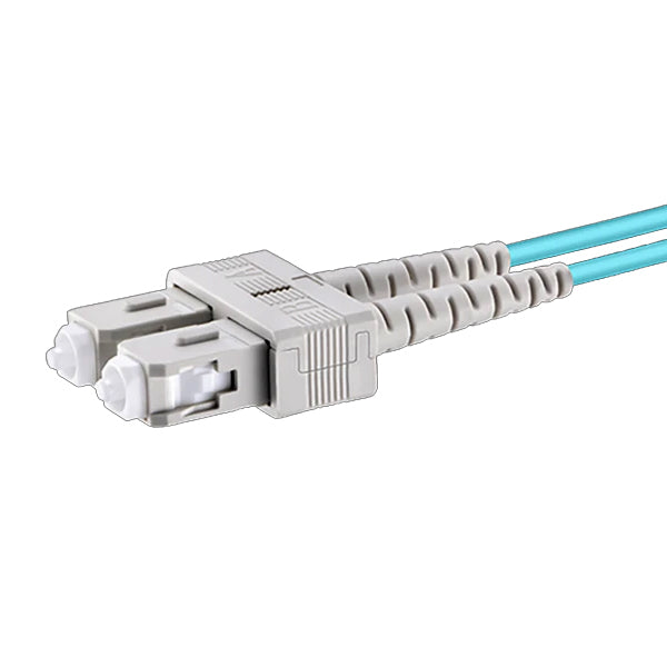 TechLogix M4D-ECO-LCLC-01 / Standard fiber patch cord 1m duplex multimode OM4 2.0mm fiber with LC to LC connectors. (EACH)