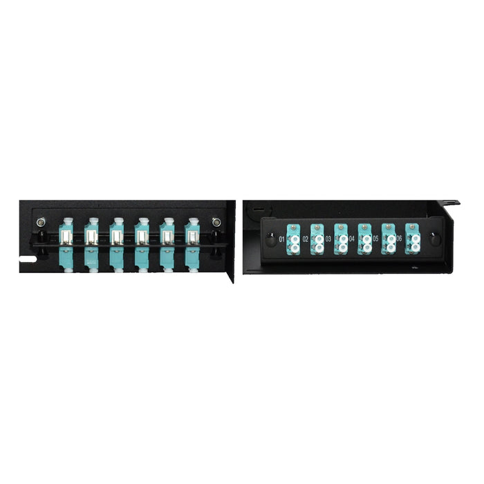 TechLogix ECO-RDU-2RU-P6, Rack-mount distribution unit -- 2 RU with 6 panel slots and ID labels
