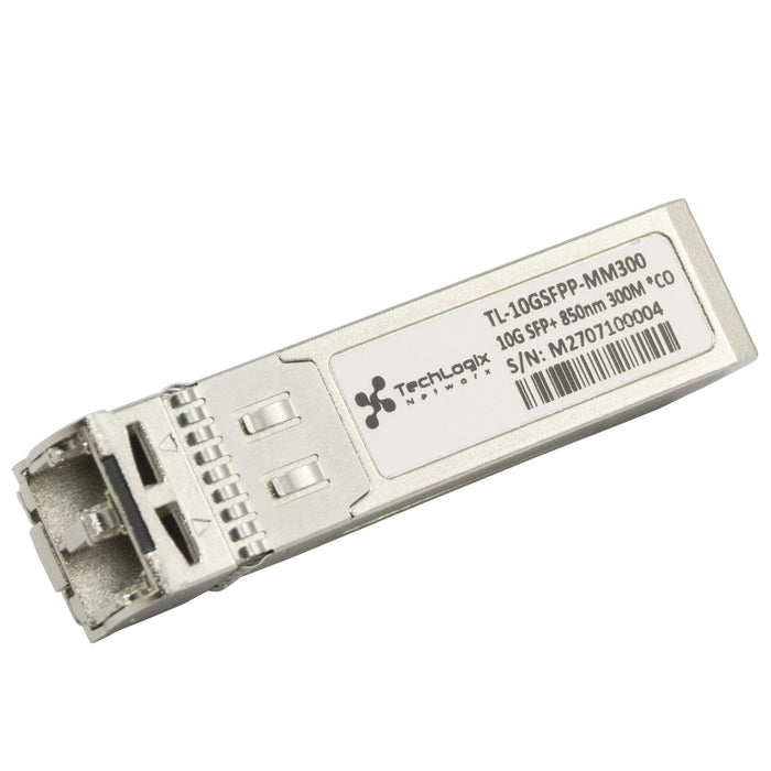 TechLogix TL-10GSFPP-MM300, 10GBASE-SR SFP+ 850nm 300m DOM Transceiver - Multimode Fiber