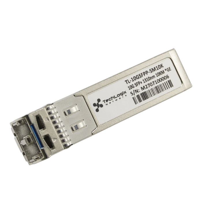 TechLogix TL-10GSFPP-SM10K, 10GBASE-LR SFP+ 1310nm 10km DOM Transceiver - Single Mode Fiber