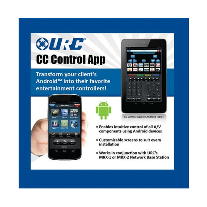 URC Control App Set-up Card for App