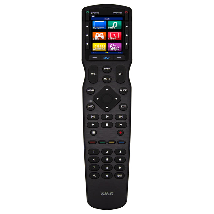 URC MX-490 IR/RF Hard Button Remote Control with Color LCD