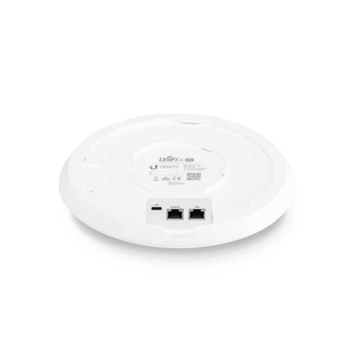 Ubiquiti UAP-AC-SHD-US,  IEEE 802.11ac 1.69 Gbit/s Wireless Access Point - 2.40 GHz, 5 GHz - MIMO Technology - 2 x Network (RJ-45) - Ceiling Mountable, Wall Mountable BLE