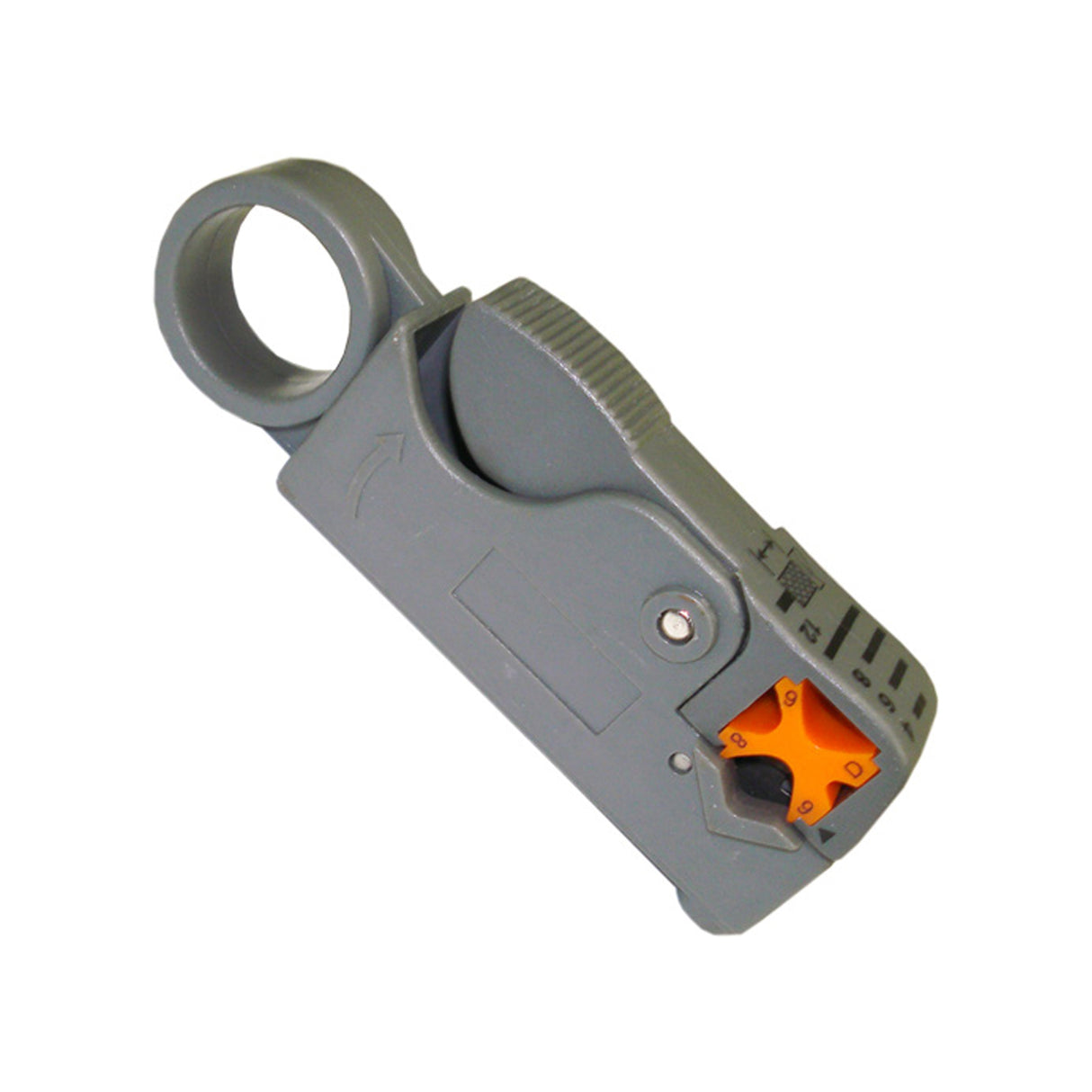 Vertical Cable (Coaxial Stripper) Thumbwind-style, Adjustable Blade, for RG59 and RG6