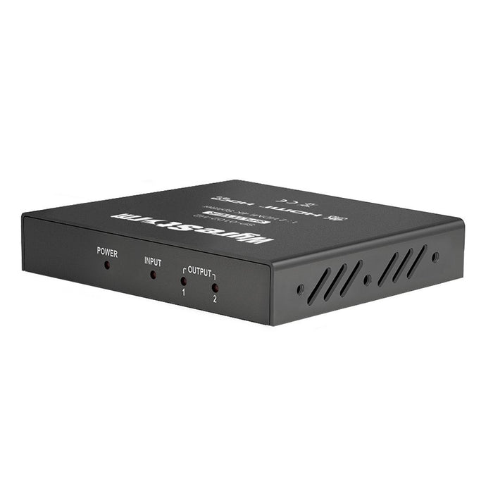WyreStrom SP-0101-H2, 1:2 HDMI Splitter 4K@60Hz 4:4:4(4K, 15m/49.2ft /  1080p. 15m/49.2ft) HDR, EDID and HDCP2.2.