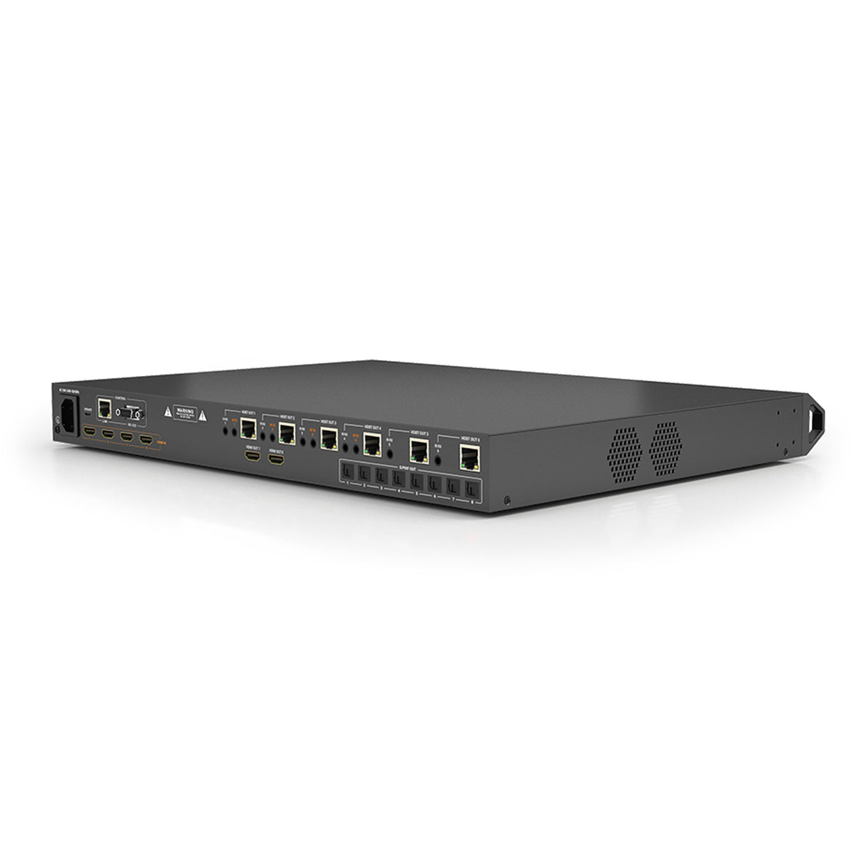 Wyrestorm MXV-0408-H2A, 4K HDR 4:4:4 60Hz HDBaseT™ 4x8 (2xHDMI) Matrix Switch with Zone Audio De-Embed (4K: 35m/114ft, 1080p: 70m/230ft)