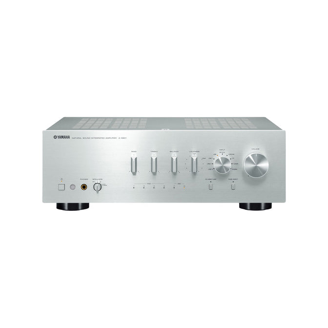 Yamaha A-S801, Stereo 120W integrated amplifier with built-in DAC, optional Bluetooth® (Black / Silver)