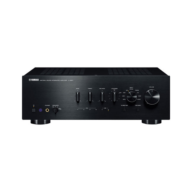 Yamaha A-S801, Stereo 120W integrated amplifier with built-in DAC, optional Bluetooth® (Black / Silver)