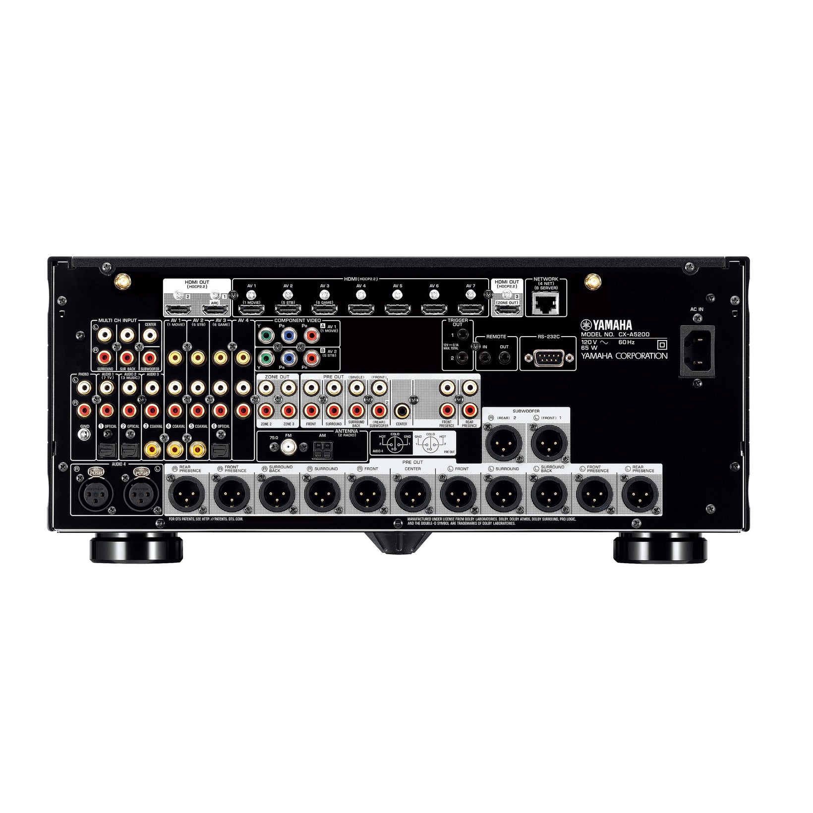 Yamaha AVENTAGE CX-A5200 11.2-Channel AV Preamplifier with