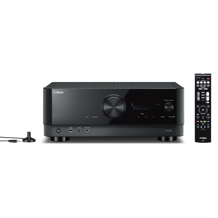 Yamaha RX-V6ABL, 7.2-Channel Network A/V Receiver with MusicCast