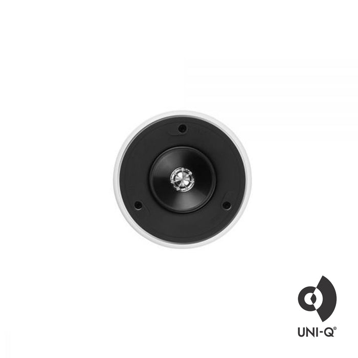 KEF CI100.2QR, 4" In-Ceiling Speaker, Purpose-built for flush mounting into walls and ceilings, UNI-Q (Each)