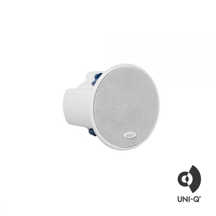 KEF CI100.2QR, 4" In-Ceiling Speaker, Purpose-built for flush mounting into walls and ceilings, UNI-Q (Each)