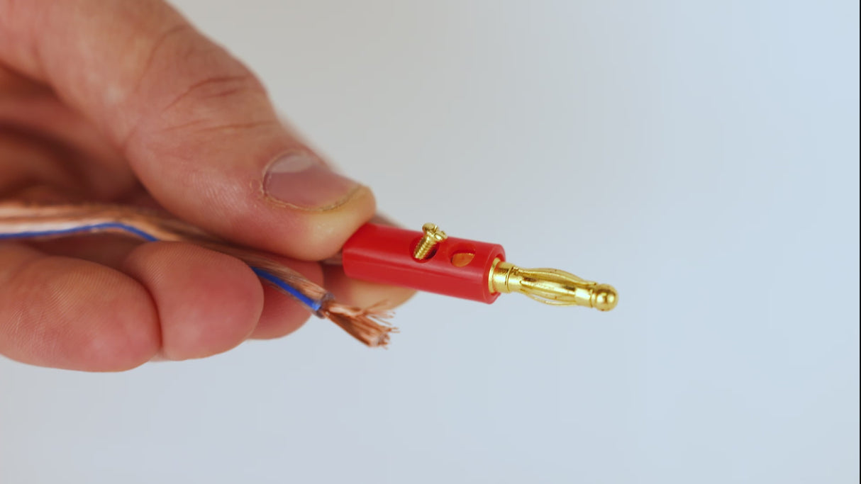 Speaker Snap SSBP Banana Plugs Red & Black (1 Pair To 50 Pairs)