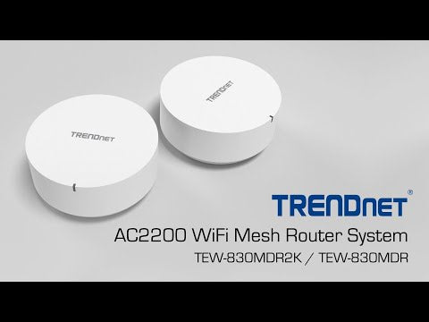 TRENDnet TEW-830MDR2K AC2200 WiFi Mesh Router System(2 pack)