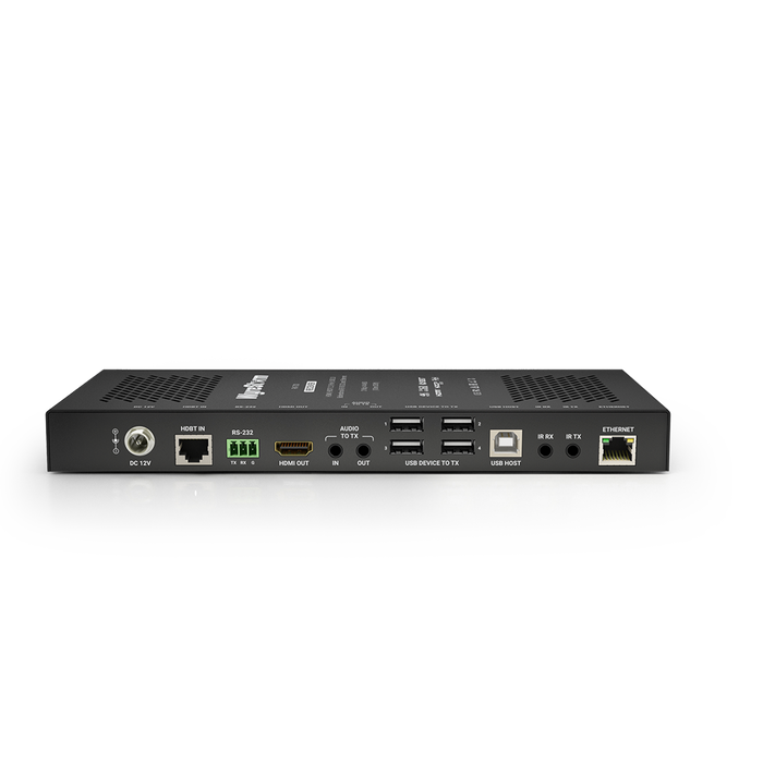 Wyrestorm RX-700, 4K HDR 4:4:4 60Hz HDBaseT2.0 Receiver with USB Device Inputs, Ethernet & PoH (4K: 100m/328ft)