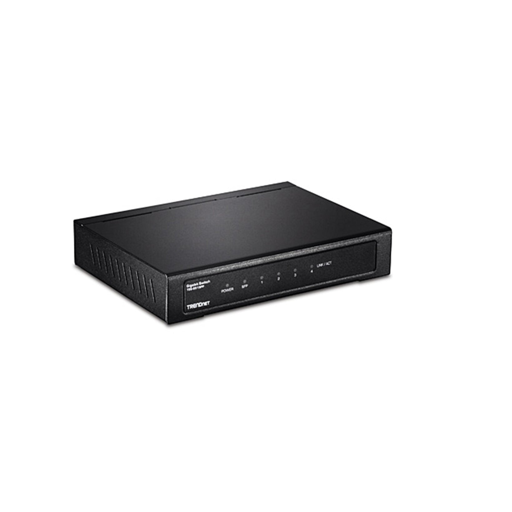 TRENDnet TEG-S51SFP Rear port 4-Port Gigabit Switch with SFP Slot (Metal)